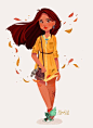 Pocket: Illustrated Disney Princesses Reimagined As Modern Girls Living In The 21st Century