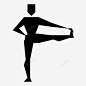 瑜伽伸展系列图标 icon 标识 标志 UI图标 设计图片 免费下载 页面网页 平面电商 创意素材