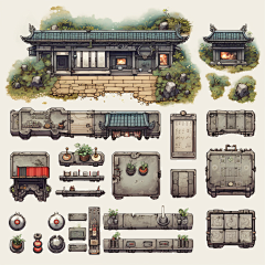 ぢ凌ダー碎采集到D-地图建筑-俯正视