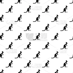 袋鼠,式样,可爱的,白色,自然,动物园,几何形状,母亲,野生动物,重复