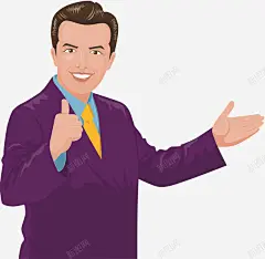 手绘点赞的男士 免抠png 设计图片 免费下载 页面网页 平面电商 创意素材