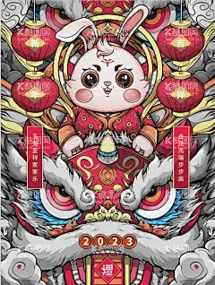 兔年插画  - 源文件下载【酷图网】兔年插画,兔年,插画,2023年,2023兔年,2023兔年插画,兔年国潮,国潮插画,兔年国潮插画,兔子,卡通兔子,生肖兔,兔年矢量插画,兔年手绘插画,兔年年画,兔年画面,兔年吉祥物,兔年春节,兔年新年,兔年素材,春节素材,新年素材,兔年元素,新年插画,兔子舞狮,生肖插画,国潮兔年插画,兔飞猛进,