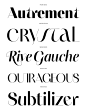 Typeface font Humanist elegant edgy multiscript sans serif fashionable Fashion  simple