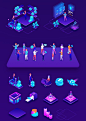 Isometric Ecommerce and Online Shopping — Illustrations on UI8