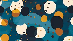 波普波点 | 图源免费eps |简约时尚的抽象波点图案。现代向量设计模板。