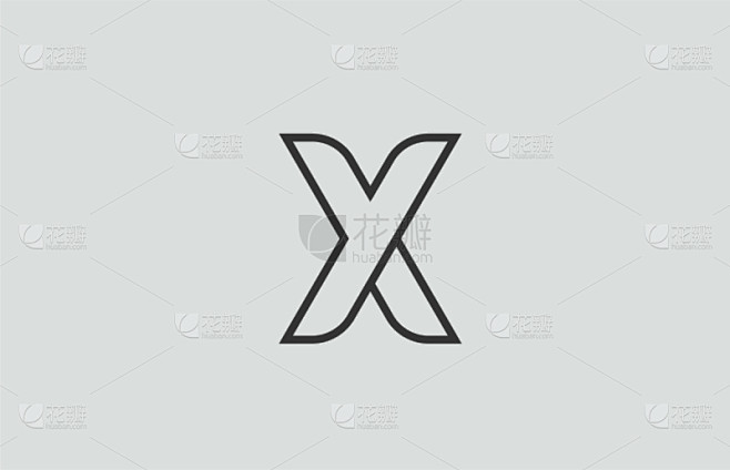 品牌名称,字母,黑白图片,英文字母X,图...
