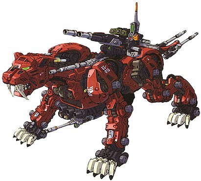 索斯机械兽赤红长牙虎