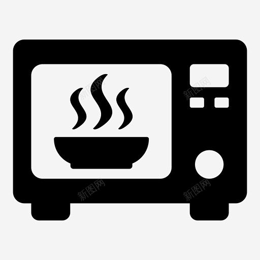 微波炉家用电器厨房电器图标 免费下载 页面网页 平面电商 创意素材