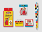 brand identity design LEGO Packaging Retro special edition Sticker Design vip card art direction 