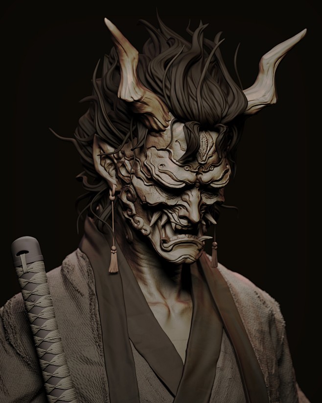 Oni Samurai sketch