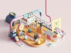 LEO_PJ采集到C4D
