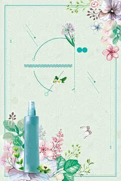 小清新文艺花露水创意海报背景模板 设计 背景 设计图片 免费下载 页面网页 平面电商 创意素材