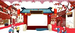 过年,新年风格,海报,背景,冬季,民族,鸡年,大气,家乡,扁平,,,,图库,png图片,,图片素材,背景素材,4639491北坤人素材@北坤人素材