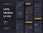 VPN Mobile UI Kit - Figma Resources : VPN Mobile UI Kit

VPNite is UI Kit for VPN Mobile App. It has a modern, clean and detailed UI design. Concepts are easy to edit, customize, and resize, because of vector shapes and very well organized layers.