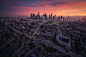 Aerial Cityscape Los Angeles on Behance