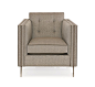 Blended Family : Modern Metro Upholstery : : MET-CHAIR-01A | Caracole Furniture