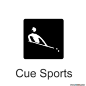 2006多哈亚运会全套46个体育图标矢量图片（Illustrator CS版本） - 体育项目图标：台球向量图19 #采集大赛#