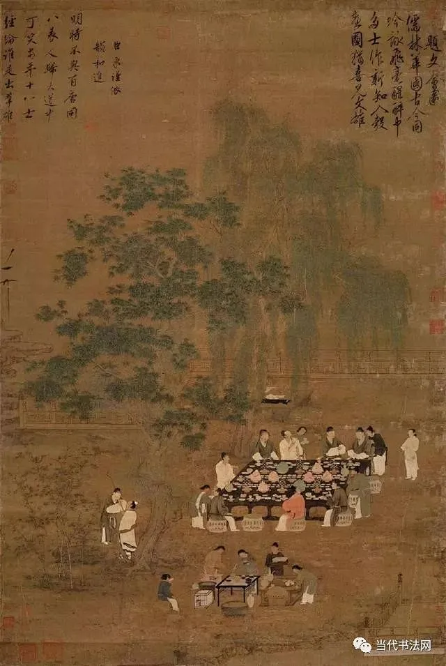 古代著名的文人雅集-花瓣网