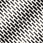 Vector: Vector Seamless Black and White Diagonal Rounded Lines Halftone Pattern