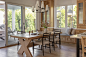 Dining room - transitional dining room idea in San Francisco