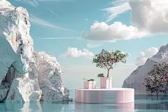 高档礼品盒电商模型