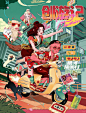 每月1个新画风|Citypop插画分享 - 小红书