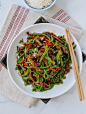 Beef and Pepper Stir-fry, by thewoksoflife.com