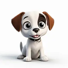3d卡通动物素材图AI图元素