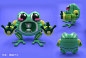 动物机器人系列之青蛙战士，灵感来源：银河护卫队。在银河系组建一组超级护卫队，热血青年，保卫国家，保卫地球