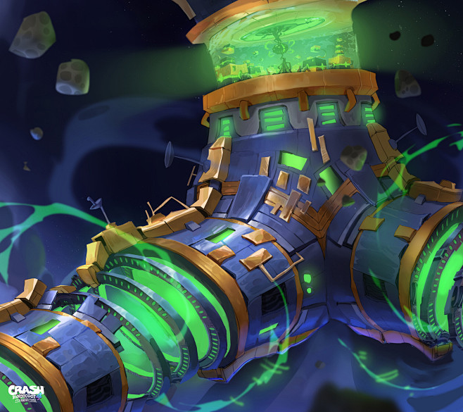 {游戏系列} 美国 Crash 4（场景...