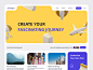 Plan Journey Web Design by Kay Z on Dribbble