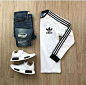Casual, Adidas, Nmd, jeans, Adidas T-shirt .....