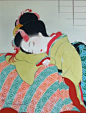 日本艺妓 和风 插画 手绘 为谁谁为谁