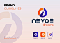 logo branding  brand identity Graphic Designer Brand Design visual identity N D Logo nevoedreams nevoegraphics sharifmonshi2511