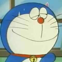 多啦A梦表情包-画风奇特的蓝胖子