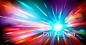 Abstract background with blurred magic neon color light rays. illustration - 图虫创意图库正版图片,视频,插图,微博微信公众号配图,自媒体素材