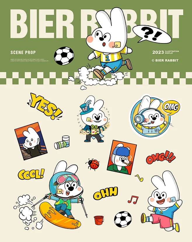 Bier Rabbit丨Rabbit IP Design 兔子IP设计-花瓣网