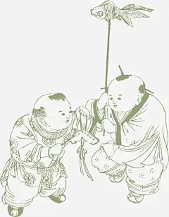 儿童插图高清素材 剪纸 剪纸工艺 春节窗花 民间艺术 免抠png 设计图片 免费下载
