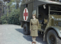 1945年，在英军Auxiliary Territorial Service服役的伊丽莎白公主（伊丽莎白二世）