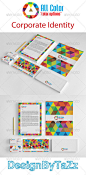 All Colors Corporate Identity Package 模板公司形象设计素材-淘宝网