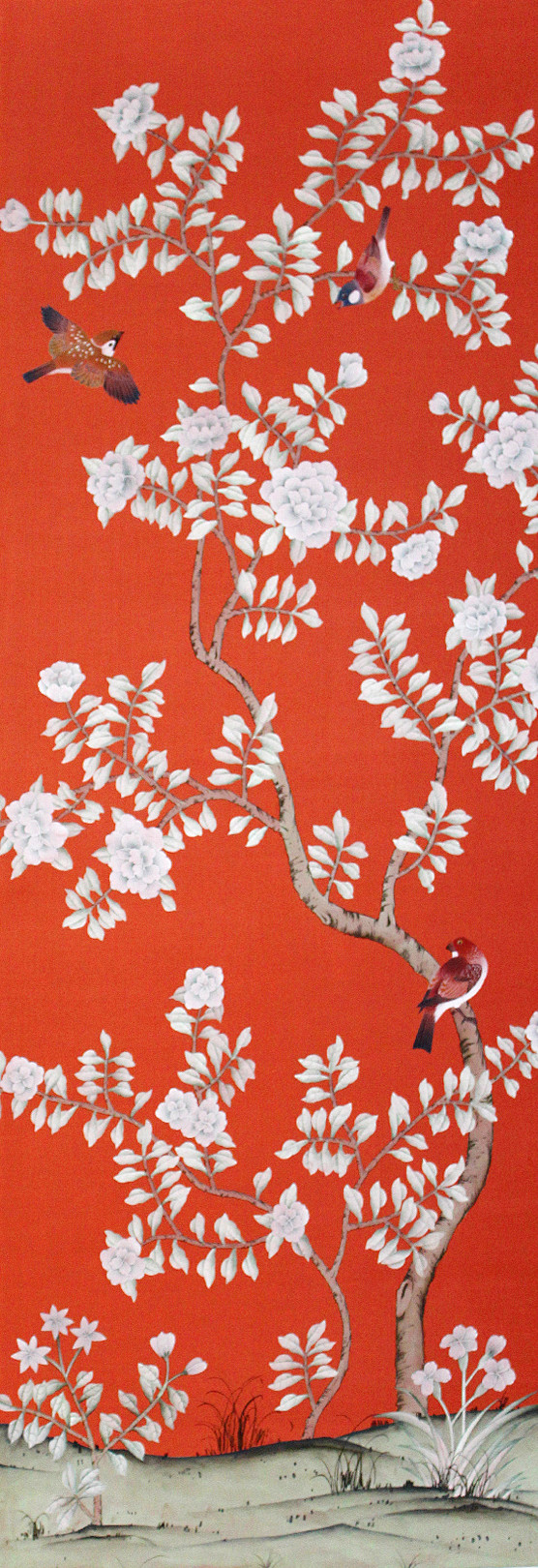  《中式古典花鸟风景图案》 