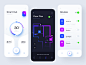 Smart Hub Application design design minimal consumption home thermostat switch fingerprint smart neumorphic clean ui devices floorplan smarthome application design app mobile app uiux ux ui