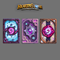 小金狮的UI分享
Hearthstone Karazhan Card Backs, Charlène Le Scanff (AKA Catell-Ruz) : Had the great pleasure to make these cardbacks for the amazing Karazhan adventure in Hearthstone!
Art Director: Ben Thompson 
3D: Jerry Mascho and Jomaro Kindred