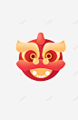 国潮元素中国风春节传统狮子头 设计图片 免费下载 页面网页 平面电商 创意素材