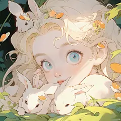 美少女战士头像 | 治愈系 | 童话里的兔兔