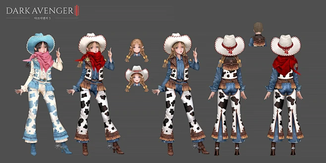 DRAK AVENGER 3 (Darkness Rises) character design (2017.08~), YEONJUN ...