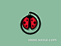 飞天小虫！20款瓢虫元素Logo设计UI设计作品LOGO人物Logo首页素材资源模板下载