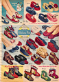 1952 Sears Christmas Catalog-- Slippers. Look at the Planet Patrol and Roy Rogers ones!!!