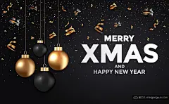 矢量圣诞节和新年快乐设计模板大集合Christmas and Happy New Year cards #2029828-平面素材-@美工云(meigongyun.com)