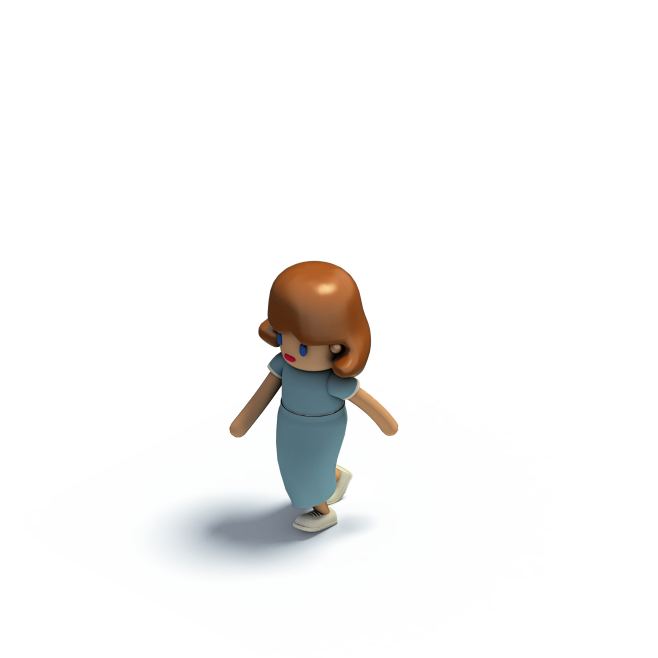 C4D人物小孩3D立体模型_272550...